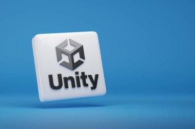 Buenos Aires, Arjantin - 17 Mart 2025: Kopya uzaylı üç boyutlu logo birliği. 3d illüstrasyon.