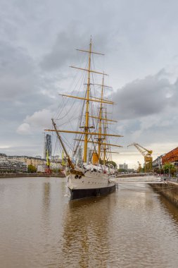 Buenos Aires, Arjantin - 16 Haziran 2025: Müze Gemisi ARA 