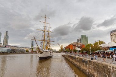 Buenos Aires, Arjantin - 16 Haziran 2025: Müze Gemisi ARA 