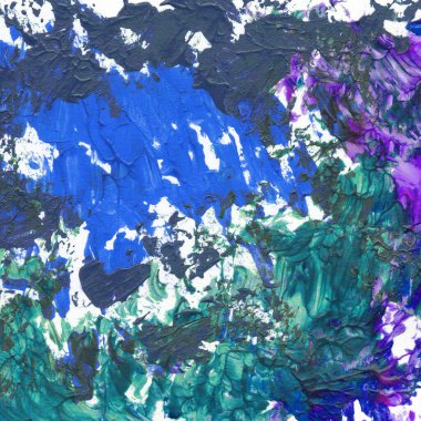 Soyut el çizimi renkli akrilik arkaplan