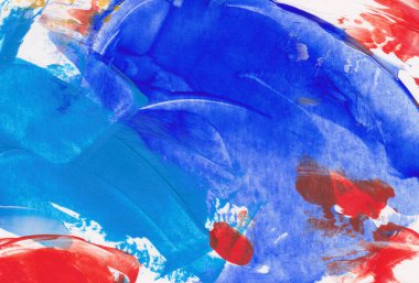 Soyut el çizimi güzel renkli akrilik arkaplan