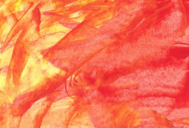 Soyut el çizimi güzel renkli akrilik arkaplan