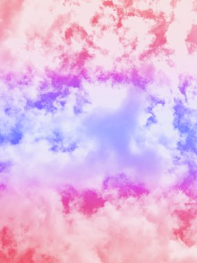 Sky and clouds. Background of pastel pattern texture.