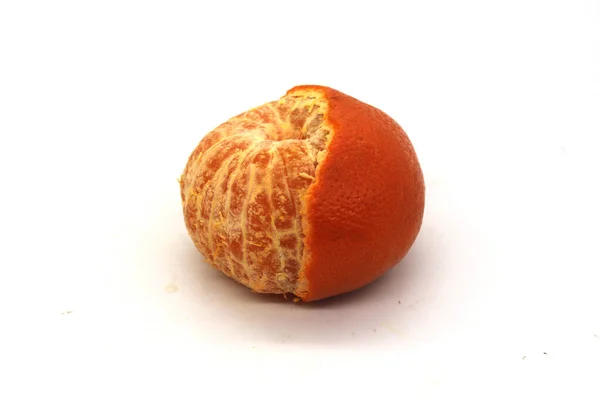 白色背景的水果和橙子图片 — 图库照片