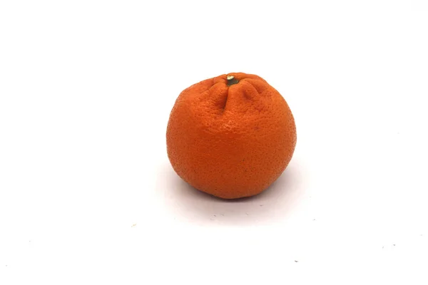 白い背景に果物やオレンジの写真 — ストック写真