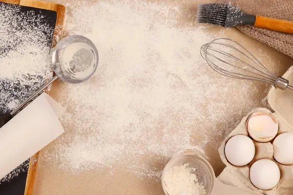 Stock image Preparing to bake on parchment. High quality photo