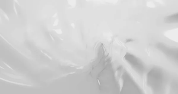Sfondo Bianco Astratto Liquido Struttura Liscia Lucida Sfondo Seta Glamour — Foto Stock