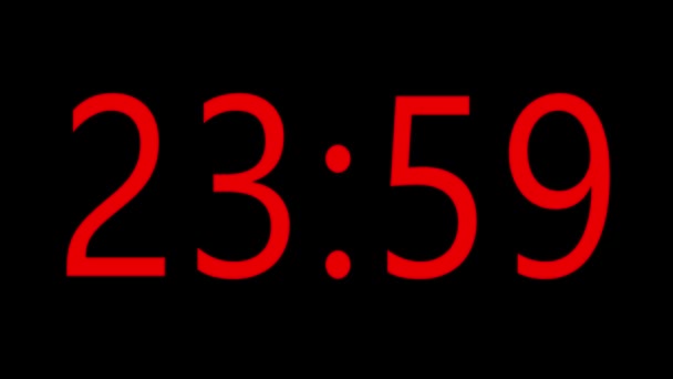 Fast Visually Stunning Countdown Animation Creative Time Counter Counting Seconds — Stock Video
