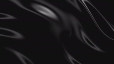 Lüks kumaşlar yavaş dalgalanan siyah saten ipekler. Yüksek kalite 4k görüntü