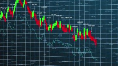 Borsa Analizi: Candlestick Grafikleriyle Fiyat Hareketinin Görsel Temsili Dinamik Ticaret Eğilimlerini Zaman Boyunca Gösteriyor