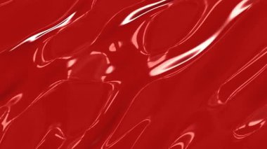 Pürüzsüz, parlak kırmızı bir yüzey Karmaşık desenleri ve dokuları gösteriyor, Yansıtıcı Doğa ve Canlı Rengi ile Gözü Büyülüyor.