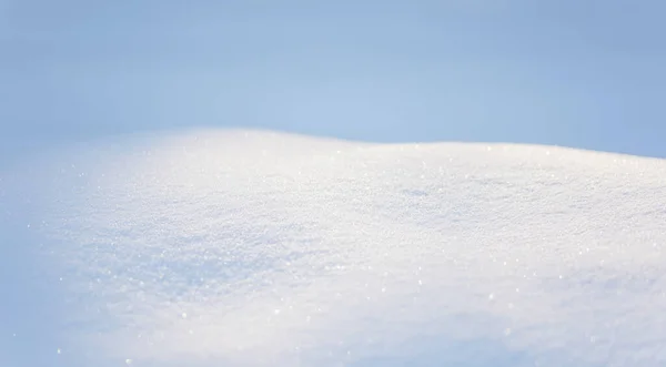 Neve Branca Luz Sol Dia Gelado Claro Sombras Neve Fundo — Fotografia de Stock