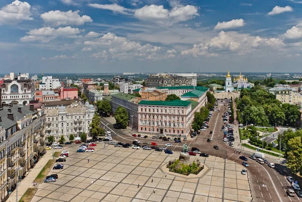 乌克兰 最古老的广场之一 索菲亚广场 — 图库照片