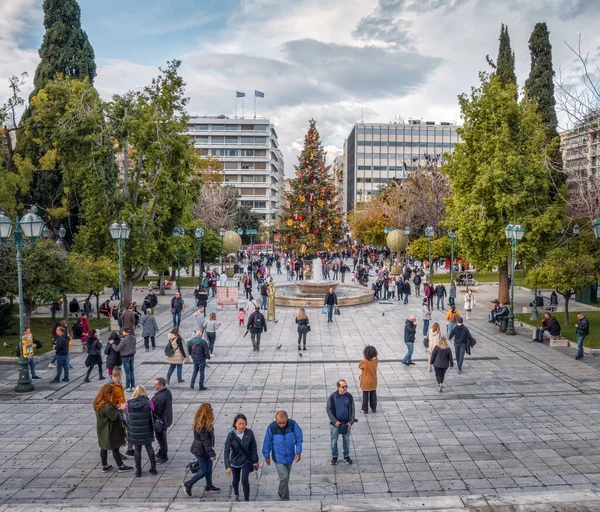 Yunanistan - Atina (sintagma meydanı) 19 Aralık. 2022