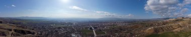 Gökyüzü panoramik Corum şehir görüntüsü