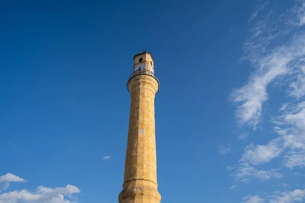 stock image Corum Clock Tower is a clock tower in the Central district of Corum province, Turkey. Corum, Turkey - March 21, 2023.