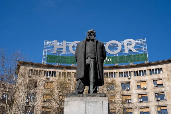 Monument Nikola Pasic Nikola Pasic Était Homme Politique Diplomate Serbe — Photo