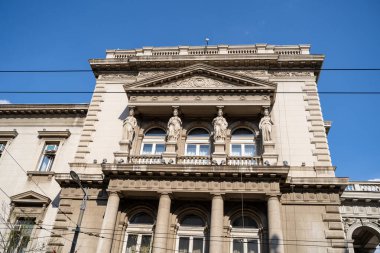Stari Dvor, Obrenovic hanedanının kraliyet sarayıydı. Bugün Belgrad Şehir Meclisi 'ne ev sahipliği yapmaktadır. Belgrad, Sırbistan - 31 Mart 2023.