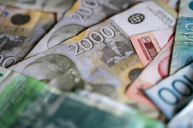 Sırp para birimi 2 bin banknot dinarı