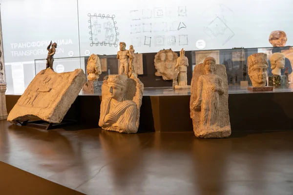 Исторические Памятники Национального Музея Сербии Белград Сербия Апреля 2023 Года — стоковое фото