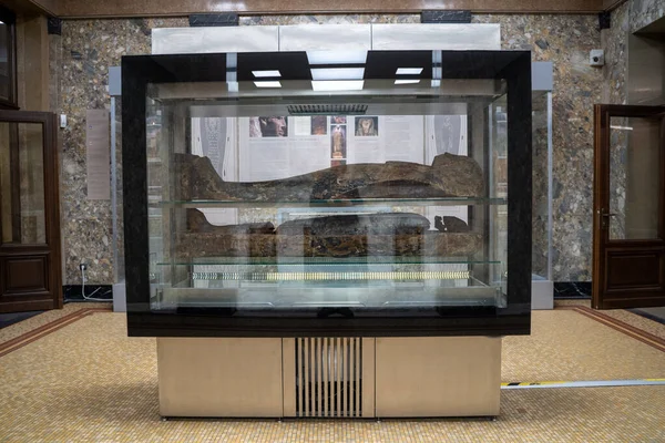 Mummies Tentoongesteld Het Nationaal Museum Van Servië Belgrado Servië April — Stockfoto