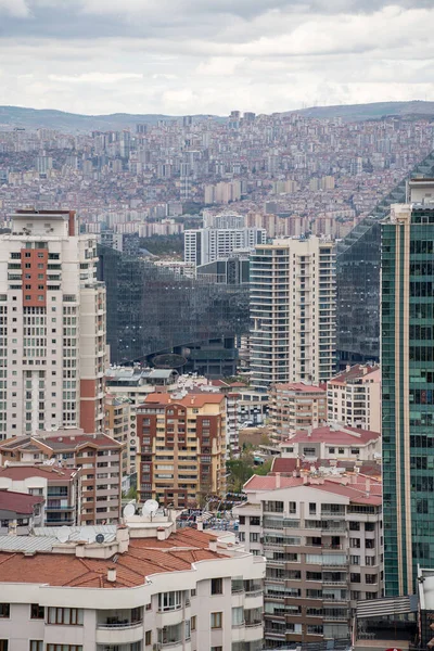 在Stz区密集的建筑物 土耳其安卡拉 2023年4月28日 — 图库照片