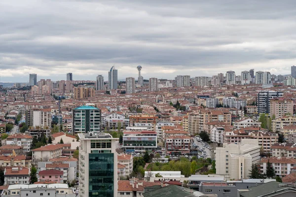 Bâtiments Denses Ankara Ankara Turquie Avril 2023 — Photo
