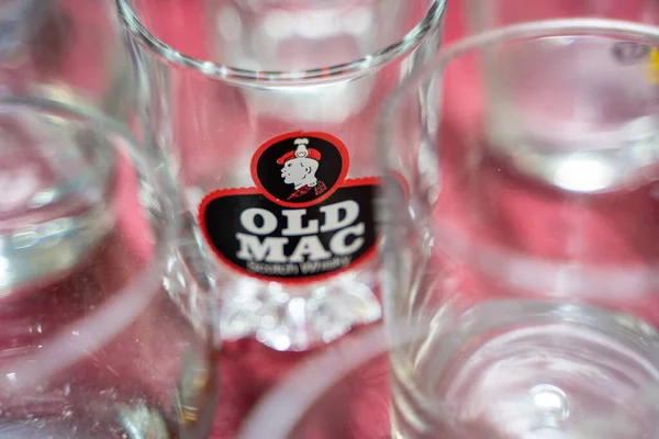 Gamle Mac Whisky Sköt Glas Loppis Ankara Turkiet Maj 2023 — Stockfoto