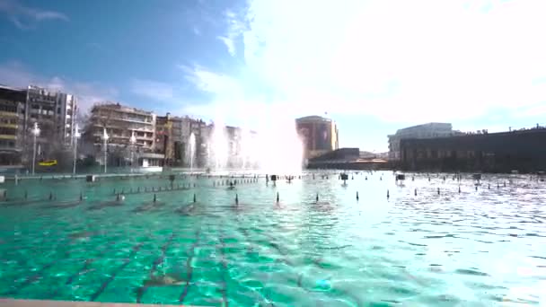Aydın Şehir Merkezinde Havuz Aydın Tabelası Aydın Türkiye Haziran 2023 — Stok video