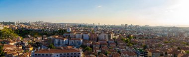 Ankara şehir merkezinin panoramik manzarası. Ankara, Türkiye - 15 Haziran 2023.