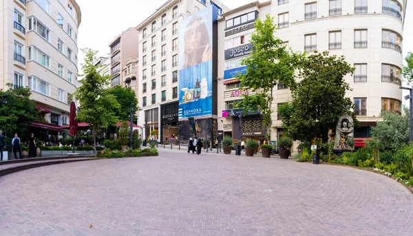 Vista Panorámica Plaza Distrito Nisantasi Estambul Estambul Turquía Junio 2023 — Foto de Stock