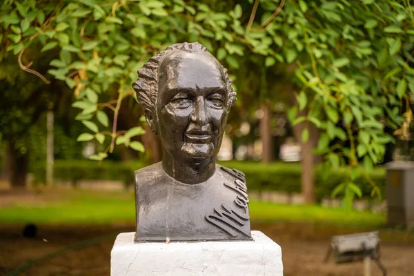 Bronzová Bustová Socha Cevata Sakira Kabaagacliho Kulturním Parku Cevat Sakir — Stock fotografie
