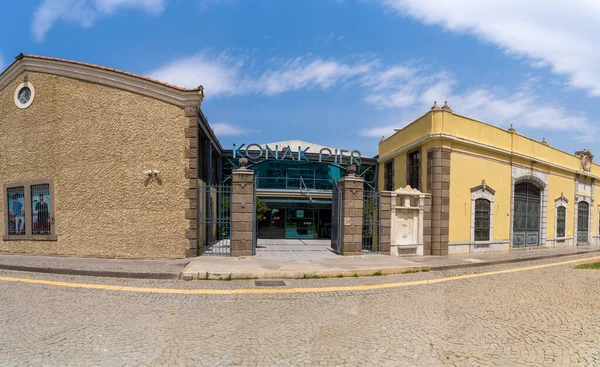 Vista Panoramica Sull Ingresso Del Centro Commerciale Konak Pier Izmir — Foto Stock