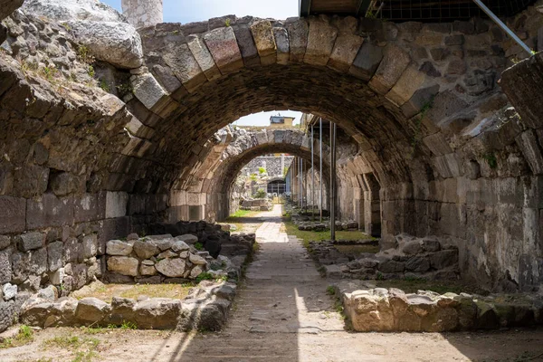 Agora Smyrna Alternatively Known Agora Izmir Ancient Roman Agora Located — Stock Photo, Image