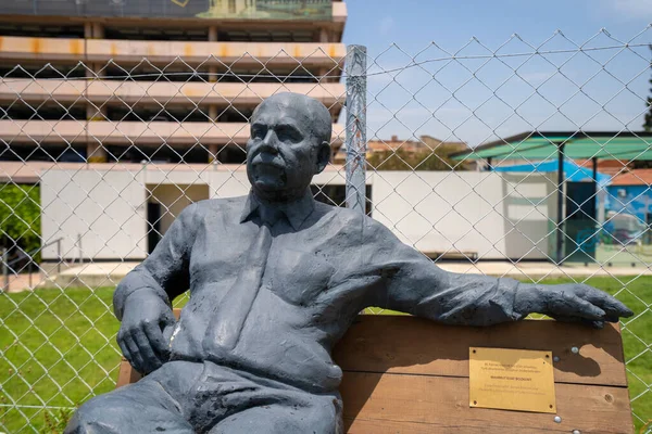 Статуя Махмута Эсата Бозкурта Махмут Эсат Бозкурт Турецким Юристом Политиком — стоковое фото