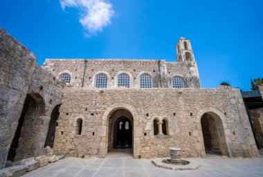 Aziz Niklas Kilisesi Müzesi, Doğu Roma Bazilikası antik şehir Myra Kilisesi. Antalya, Türkiye - 10 Temmuz 2023.