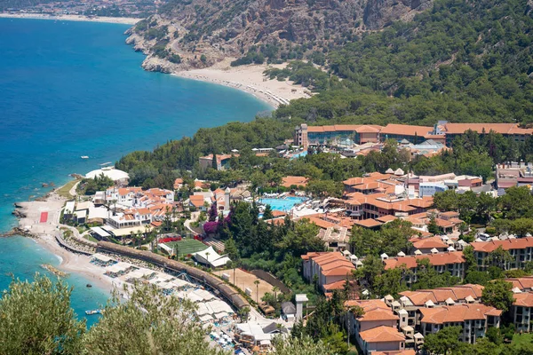 Ξενοδοχεία Στην Περιοχή Oludeniz Lycia Mugla Τουρκία Ιουλίου 2023 — Φωτογραφία Αρχείου