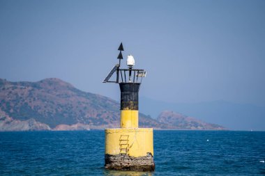 Fethiye Körfezi girişindeki deniz feneri..