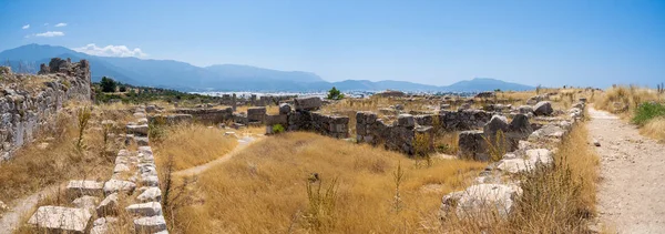 Panoramiczny Widok Ruiny Starożytnego Miasta Xanthos — Zdjęcie stockowe