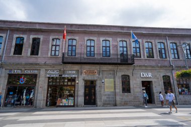 Trabzon Metropolitan Belediye Binası. Trabzon, Türkiye - 20 Temmuz 2023.