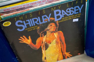This Is My Life, Shirley Bassey 'in 1968 yılında bit pazarında çıkardığı bir albüm. Ankara, Türkiye - 6 Ağustos 2023.