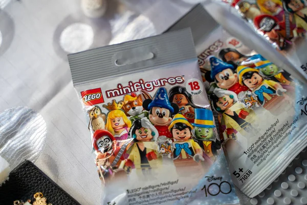 Lego Disney Mini Figurer Loppmarknaden Ankara Turkiet Augusti 2023 — Stockfoto