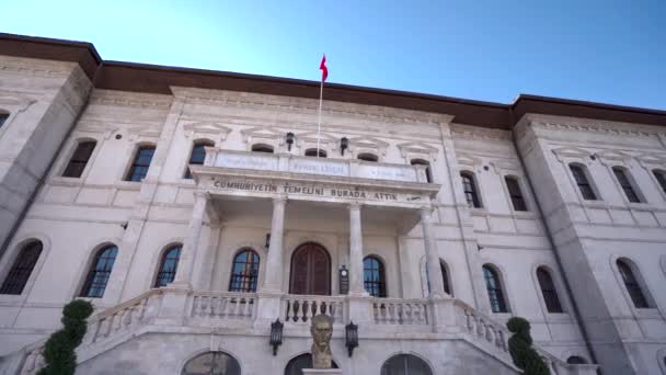 Gedung Kongres Sivas Dan Museum — Stok Video