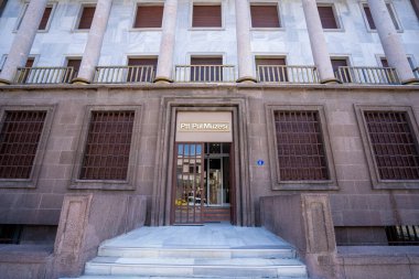 Pul Muzesi, Ankara 'da bir müzedir. Ankara, Türkiye - 16 Ağustos 2023.