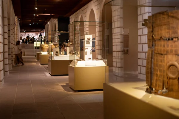 Het Interieur Van Het Museum Van Anatolische Beschavingen Anadolu Medeniyetleri — Stockfoto