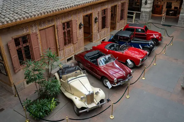 Классические Автомобили Выставлены Музее Рахми Кока Анкара Турция Августа 2023 — стоковое фото