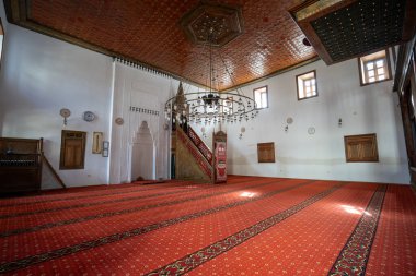 Agacoğlu Camii, Ankara 'da tarihi bir camidir. Ankara, Türkiye - 22 Eylül 2023.