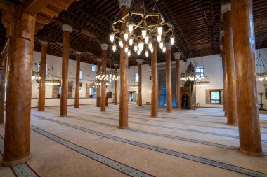 Ahi Serafeddin (Arslanhane), Ankara 'da tarihi bir cami. Ankara, Türkiye - 22 Eylül 2023.