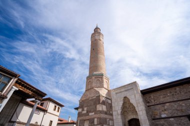 Ahi Serafeddin (Arslanhane), Ankara 'da tarihi bir cami. Ankara, Türkiye - 22 Eylül 2023.
