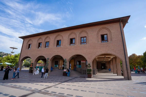 Hacı Bayram Veli Camii, Ankara 'da tarihi bir camidir. Ankara, Türkiye - 22 Eylül 2023.